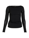 NÜ BETH Langarmshirt Tops und T-shirts Schwarz