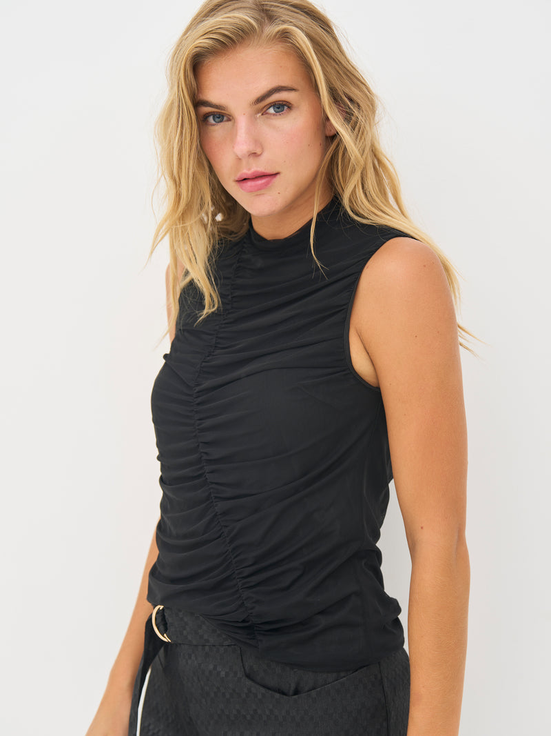 NÜ BETH Oberteil Tops und T-shirts Schwarz