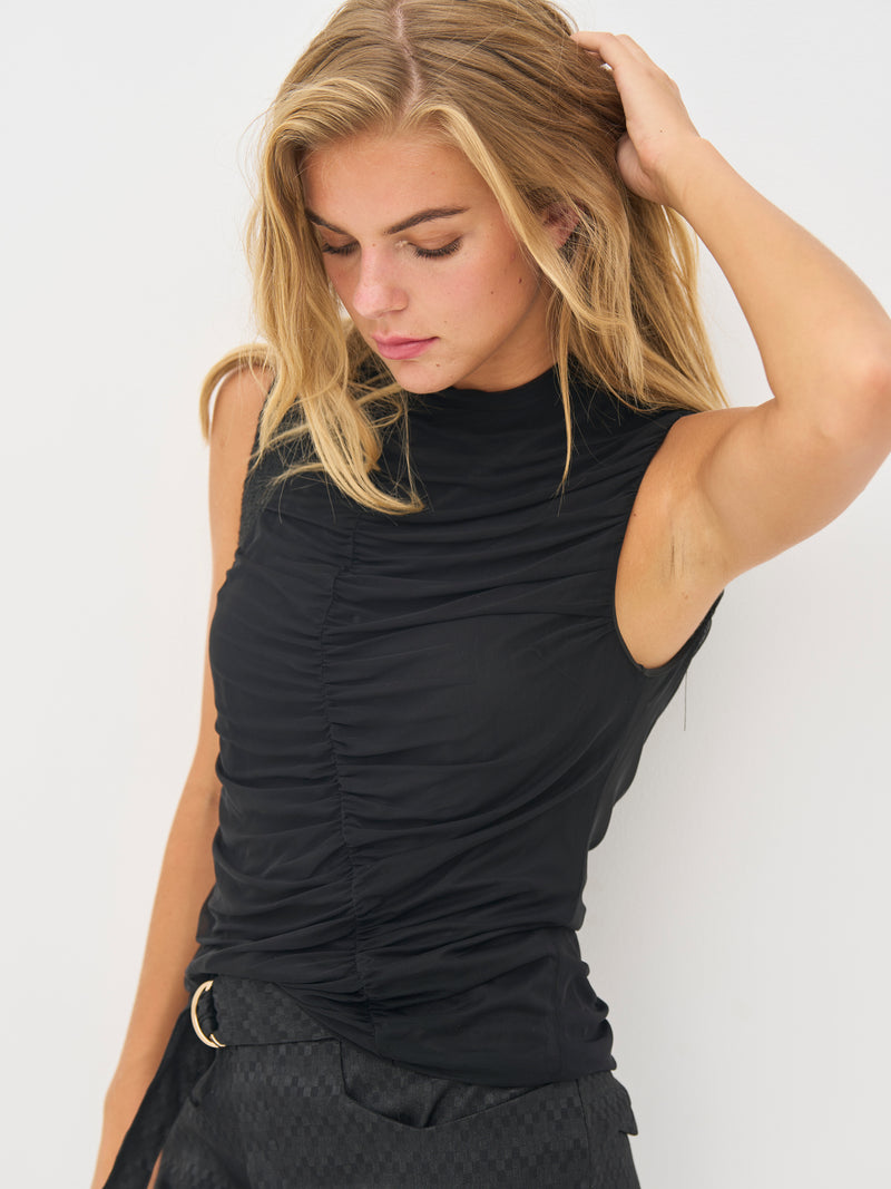 NÜ BETH Oberteil Tops und T-shirts Schwarz