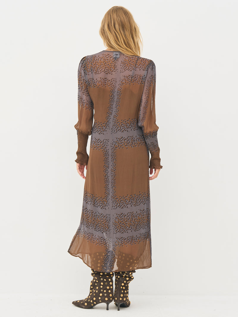 NÜ BIANCA Kleid Kleider 294 Dark Earth mix