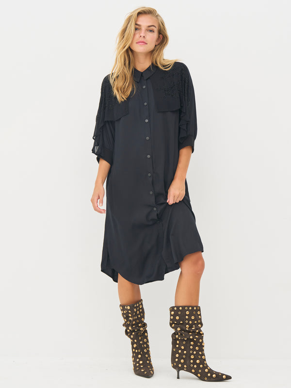 NÜ BIBI Kleid Kleider Schwarz