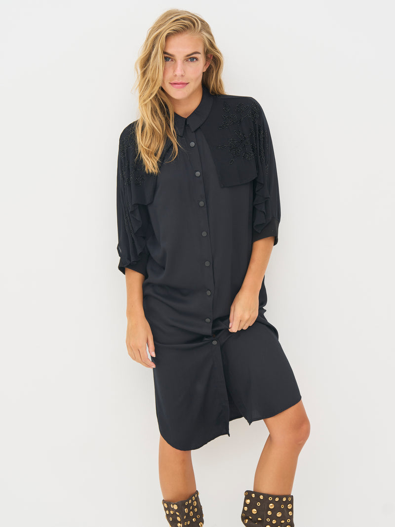 NÜ BIBI Kleid Kleider Schwarz