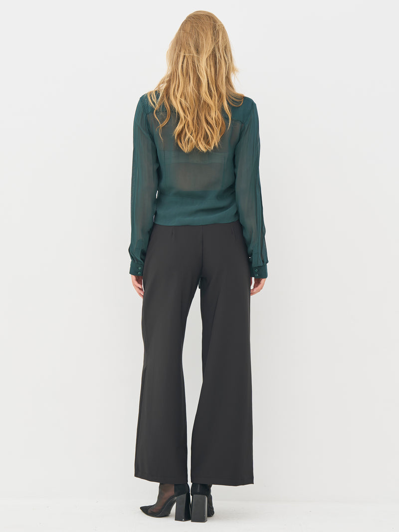 NÜ BILLIE Hemd Hemdblusen 355 Petrol green mix