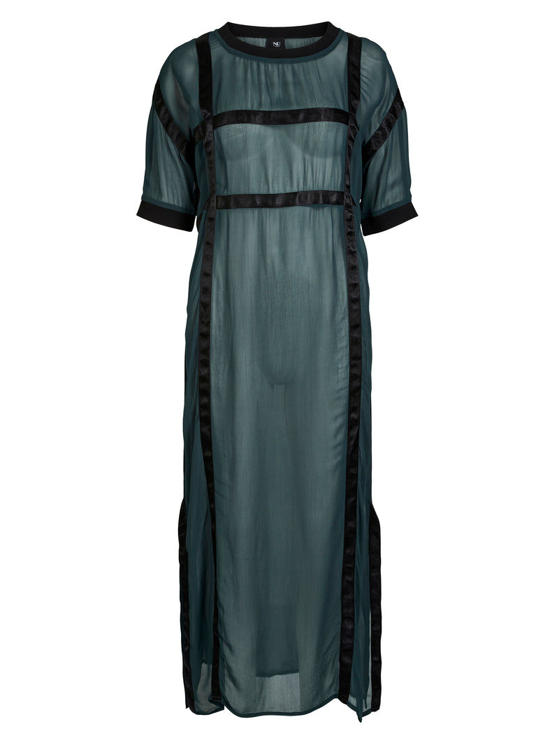 NÜ BILLIE Kleid Kleider 355 Petrol green mix
