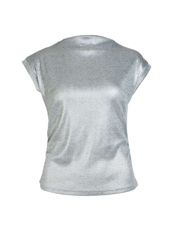 NÜ BIRKE Top Tops und T-shirts 989 iron grey