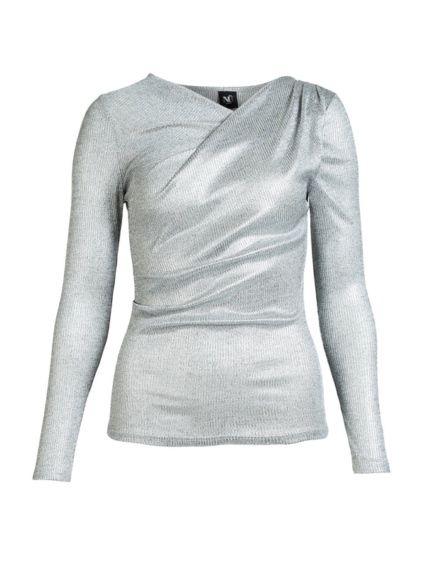 NÜ BIRKE blouse Blusen 989 iron grey