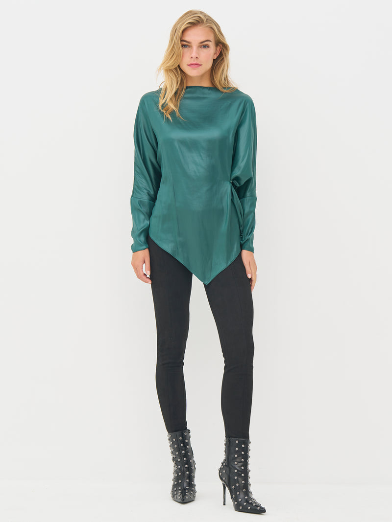 NÜ BOEL Bluse Blusen 355 Petrol green