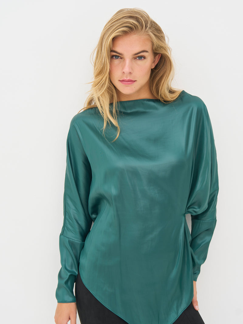 NÜ BOEL Bluse Blusen 355 Petrol green