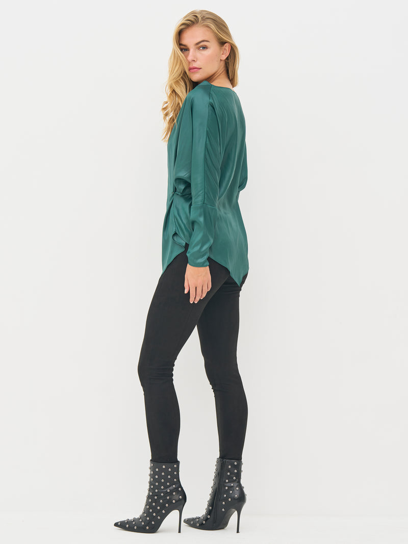 NÜ BOEL Bluse Blusen 355 Petrol green