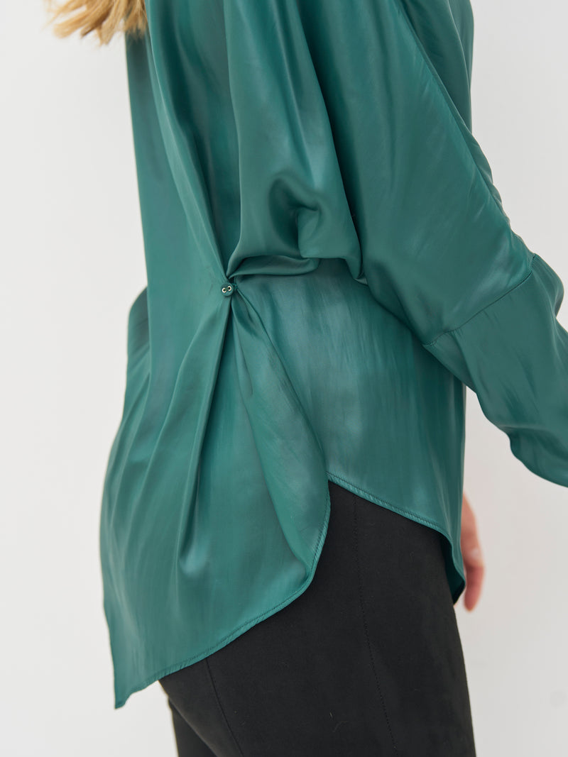 NÜ BOEL Bluse Blusen 355 Petrol green