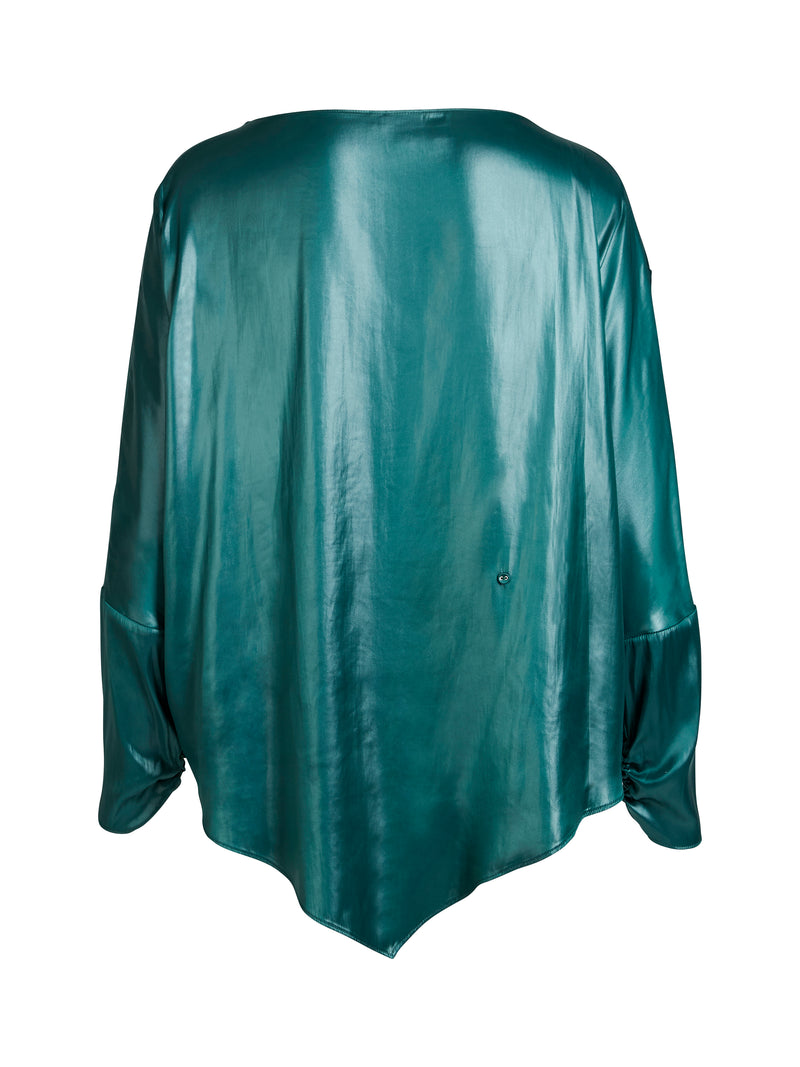 NÜ BOEL Bluse Blusen 355 Petrol green