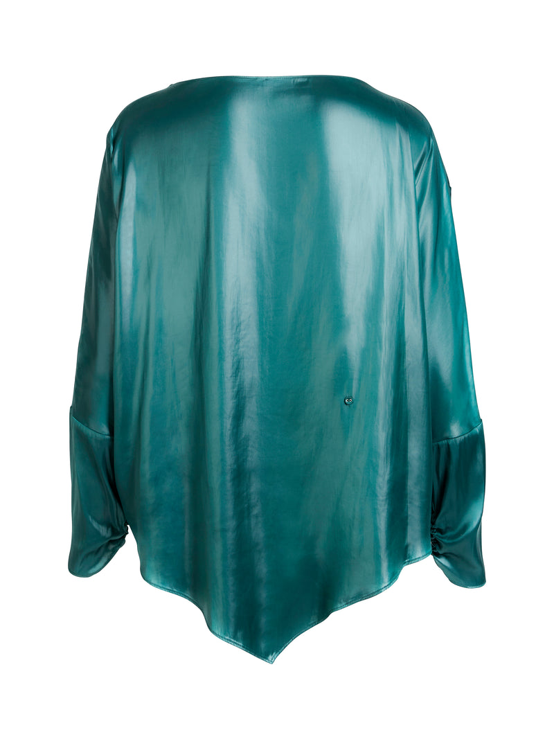 NÜ BOEL Bluse Blusen 355 Petrol green