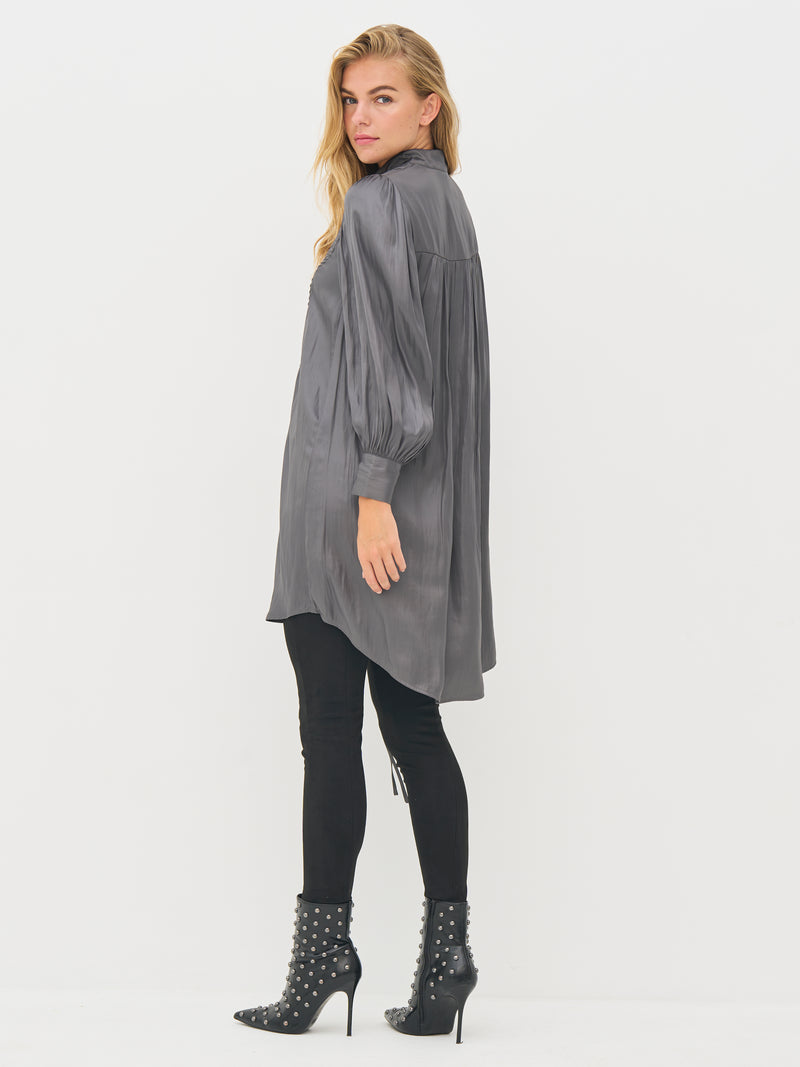 NÜ BOEL Tunika Tuniken 989 iron grey
