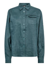 NÜ CAMILA Hemd Hemdblusen 465 Petrol