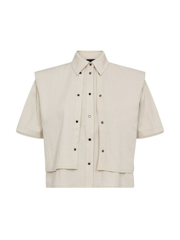 NÜ CANSU Bolero Jacke Blusen 112 Bone