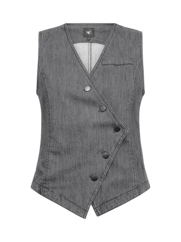 NÜ CARLENE Weste Weste 901 Denim grey