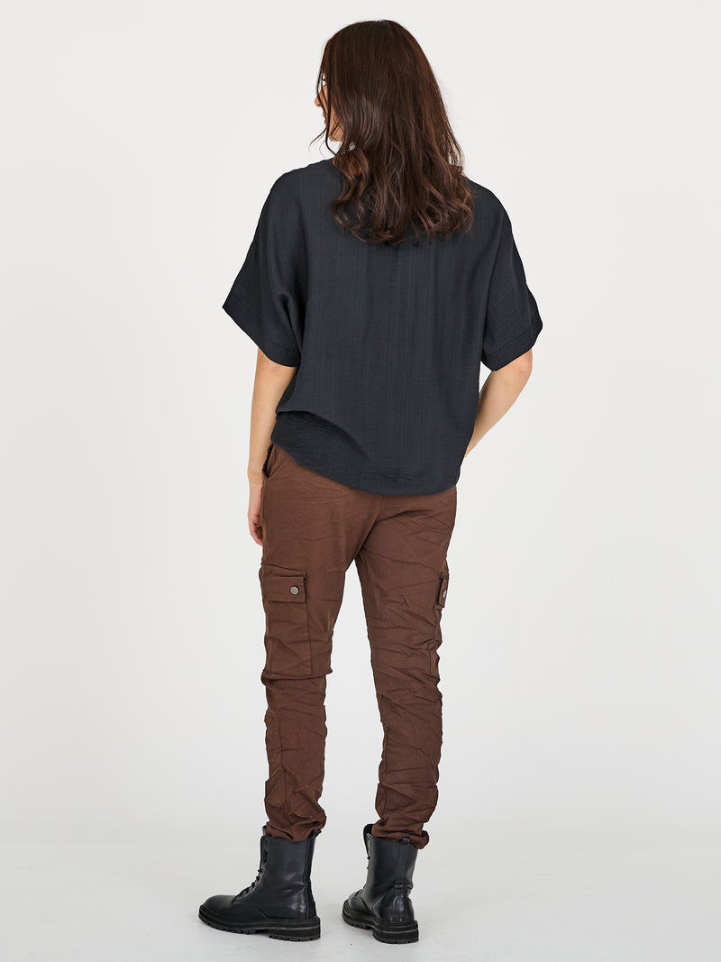 NÜ CARMEN Cargo Hose Hosen 289 Brown
