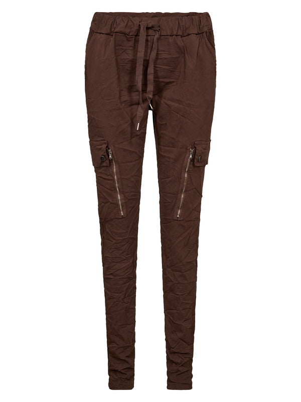 NÜ CARMEN Cargo Hose Hosen 289 Brown