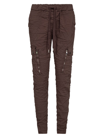 NÜ CARMEN Cargo Hose Hosen 289 Brown