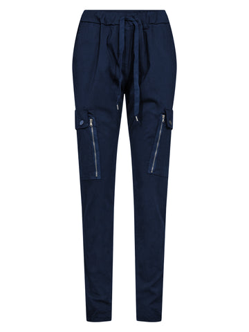 NÜ CARMEN Cargo Hose Hosen 476 Navy