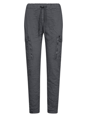 NÜ CARMEN Cargo Hose Hosen 901 Grey