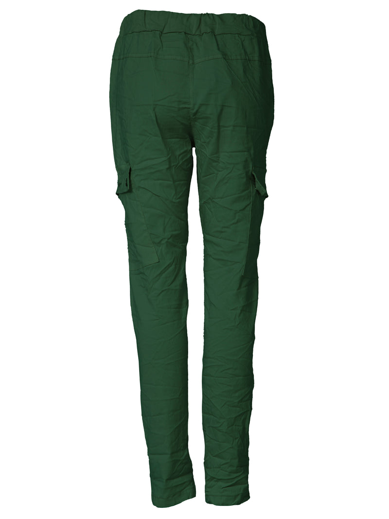 NÜ CARMEN Cargo Hose Hosen 358 Green Absolute