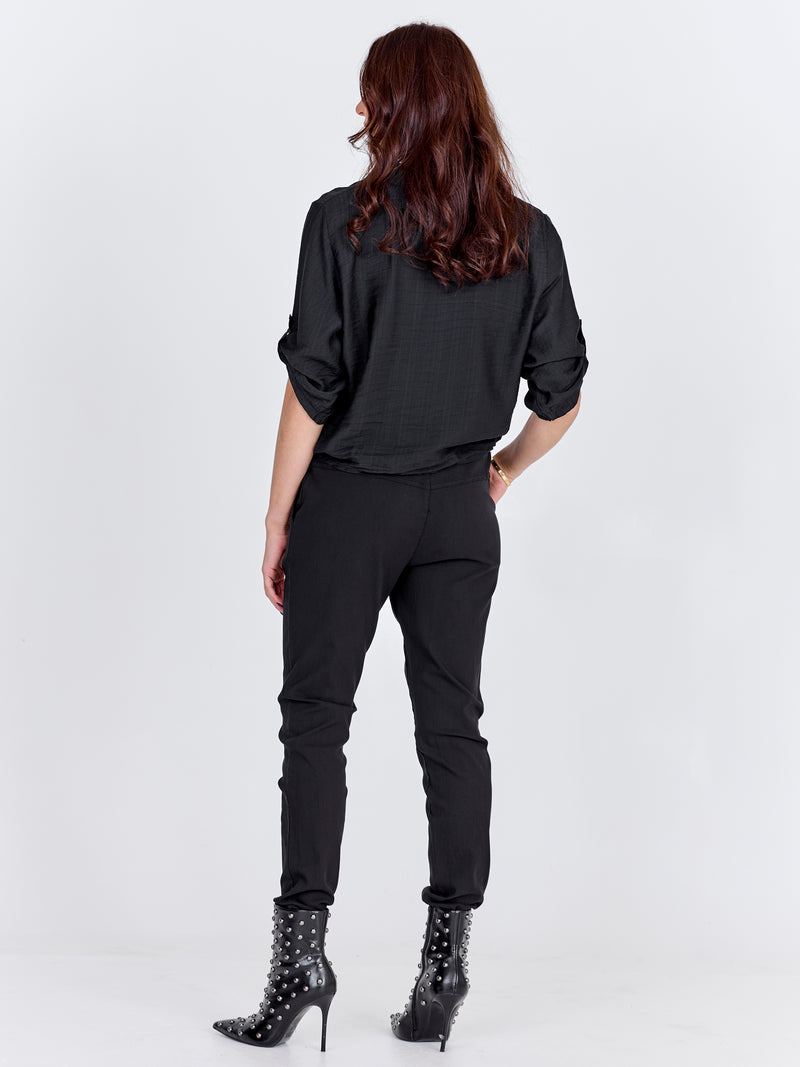 NÜ CARMEN einfache Hose Hosen Schwarz