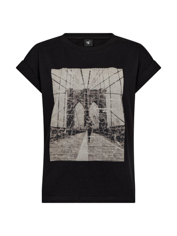 NÜ CATHLIN T-Shirt Tops und T-shirts Schwarz