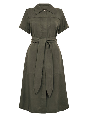 NÜ CECILIA Kleid Kleider 393 Army