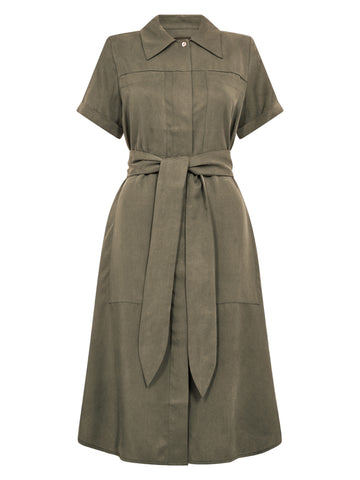 NÜ CECILIA Kleid Kleider 393 Army