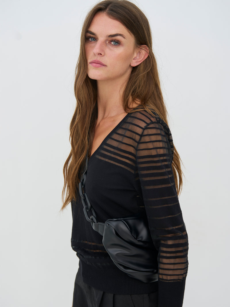 NÜ CELINDA Gürteltasche Accessories Schwarz