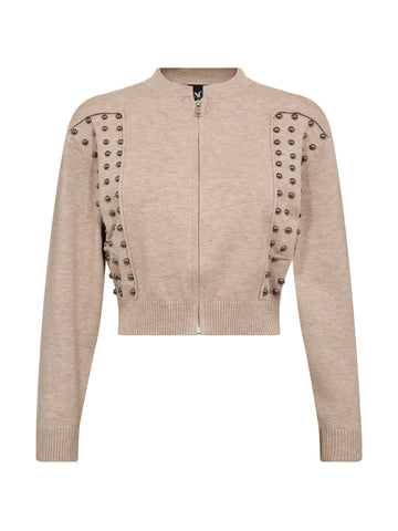 NÜ CHARLIE Strickjacke Cardigans 125 Seasand mix