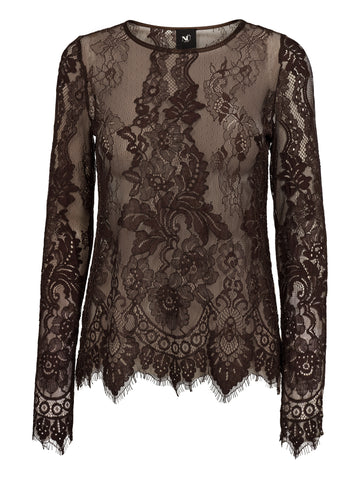 NÜ CHARLOTTE Top Blusen 289 Brown