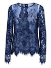 NÜ CHARLOTTE Top Blusen 476 Navy