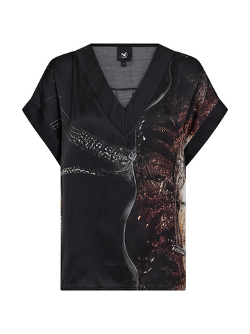 NÜ CILJE Bluse Blusen 012 Print