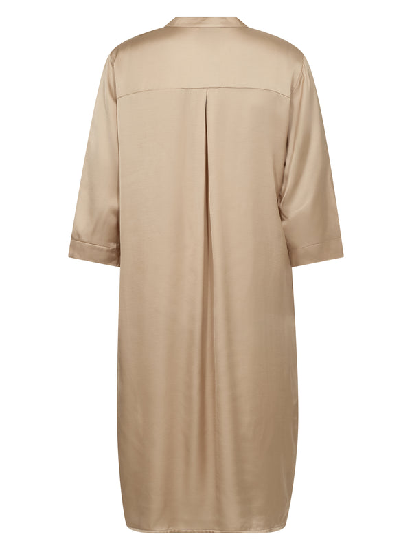 NÜ CILJE Tunika-Kleid einfarbig Kleider 130 sand