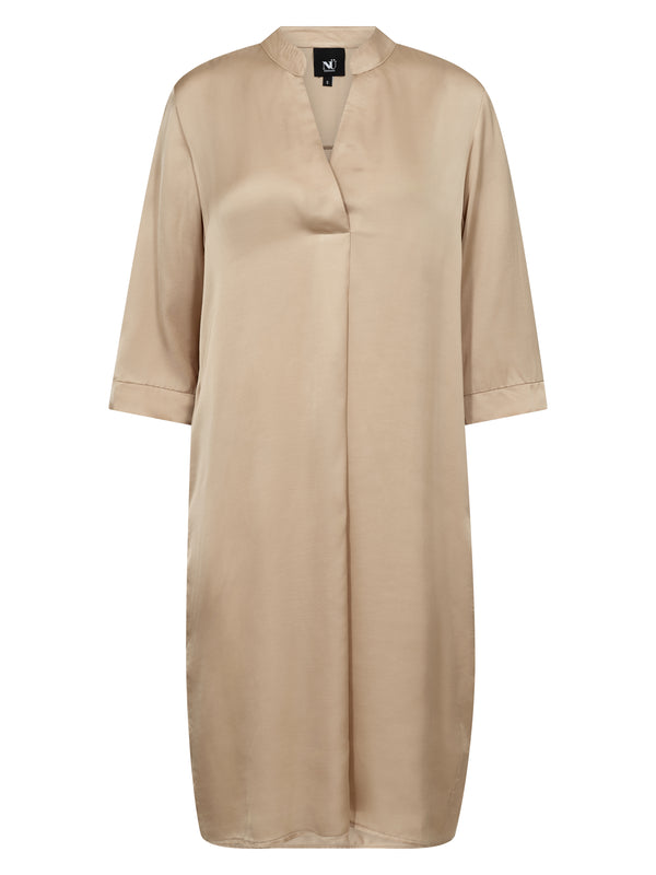 NÜ CILJE Tunika-Kleid einfarbig Kleider 130 sand