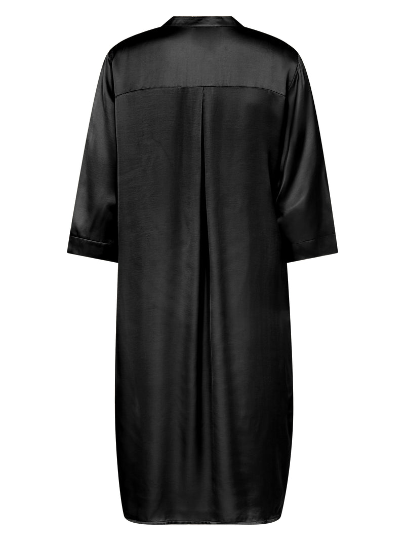 NÜ CILJE Tunika-Kleid einfarbig Kleider Schwarz
