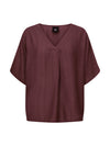 NÜ CINDA Bluse Tops und T-shirts 640 Burgundy