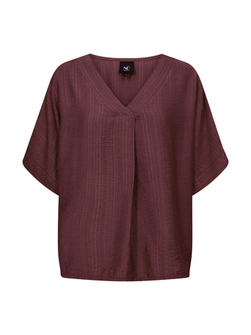 NÜ CINDA Bluse Tops und T-shirts 640 Burgundy