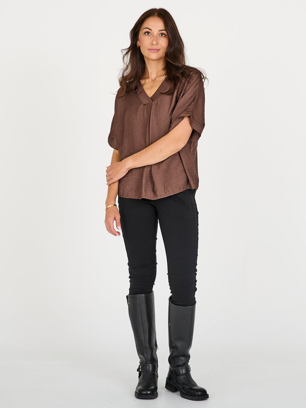 NÜ CINDA blouse Tops und T-shirts 289 Brown