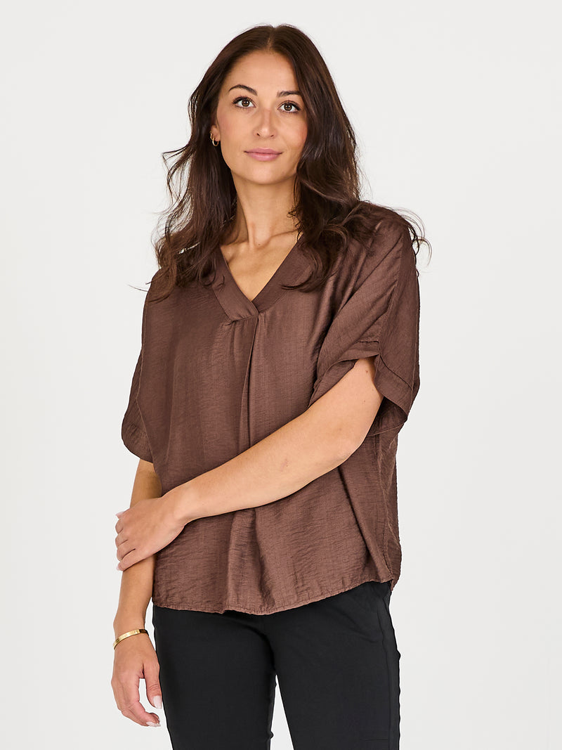 NÜ CINDA blouse Tops und T-shirts 289 Brown