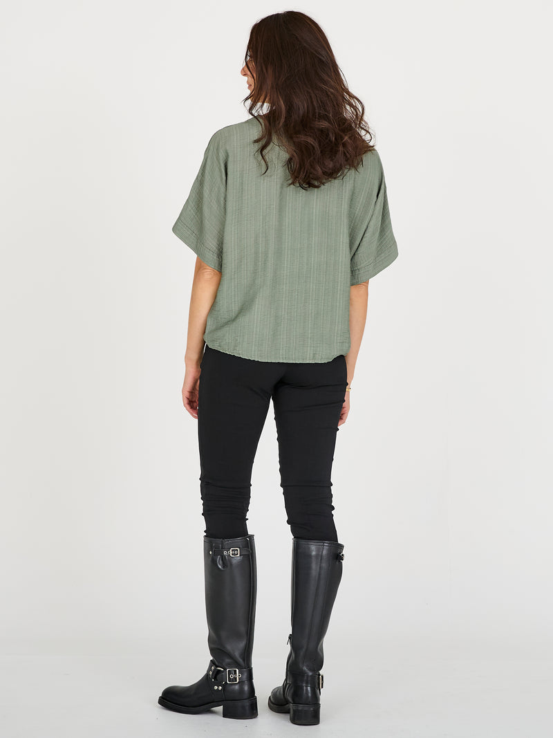 NÜ CINDA blouse Tops und T-shirts 393 Army