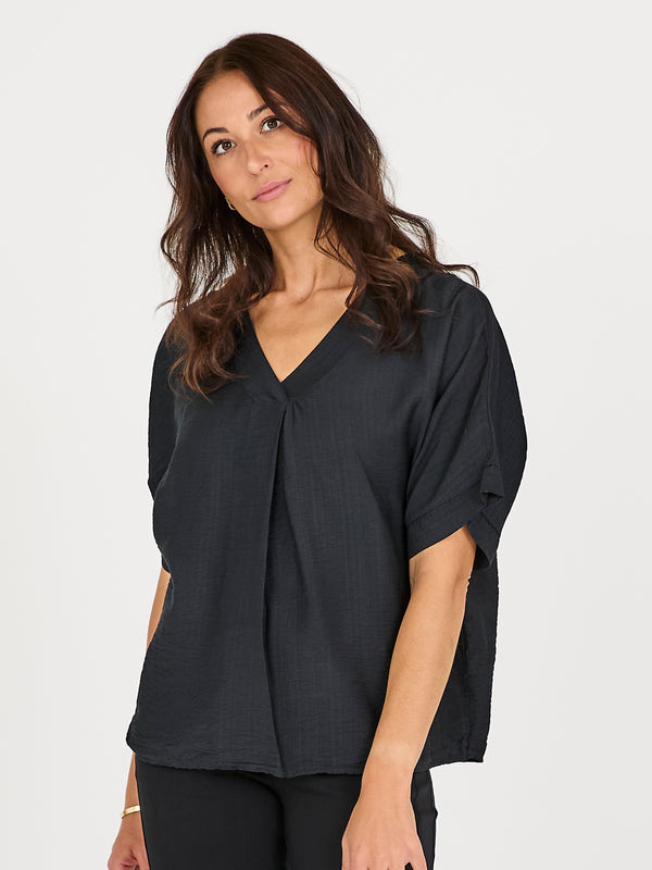 NÜ CINDA blouse Tops und T-shirts Schwarz