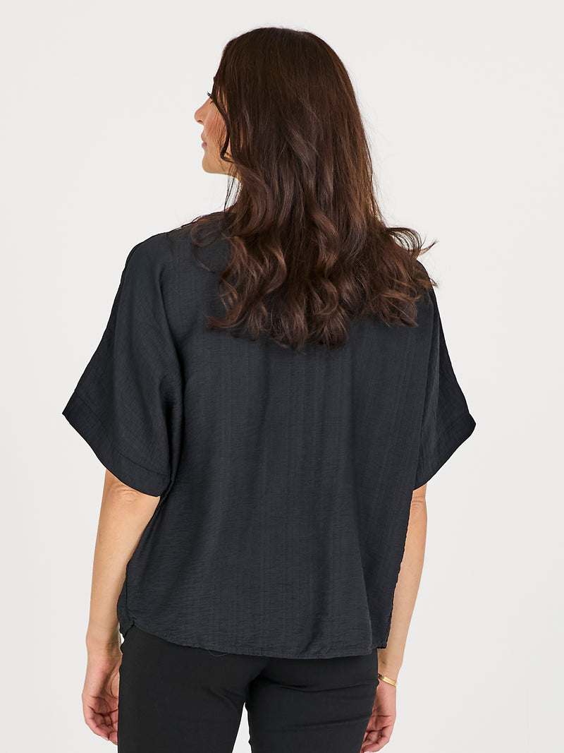 NÜ CINDA blouse Tops und T-shirts Schwarz