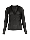 NÜ COCO Bluse Blusen Schwarz