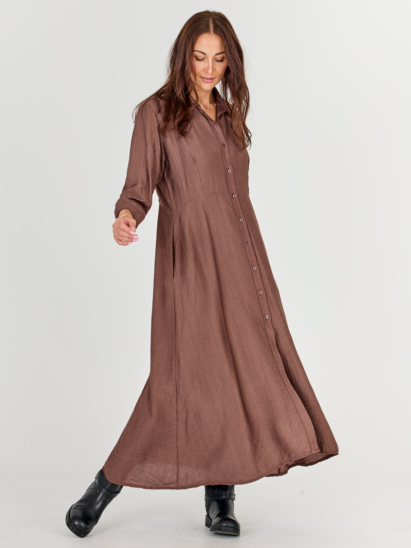 NÜ Caitlin Tunic Dress Kleider 289 Brown