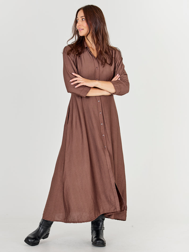 NÜ Caitlin Tunic Dress Kleider 289 Brown