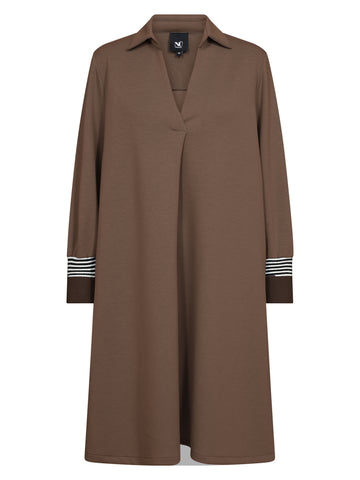 NÜ Camille Kleid Kleider 289 Brown Mix