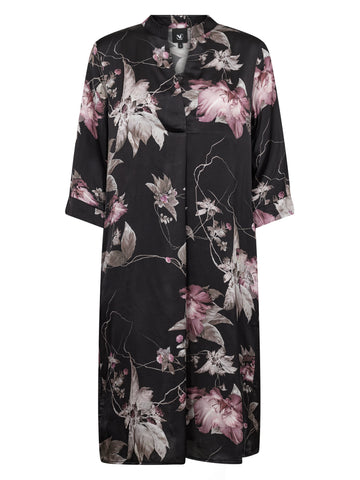 NÜ Cilje Tunika-Kleid Kleider Schwarz mix